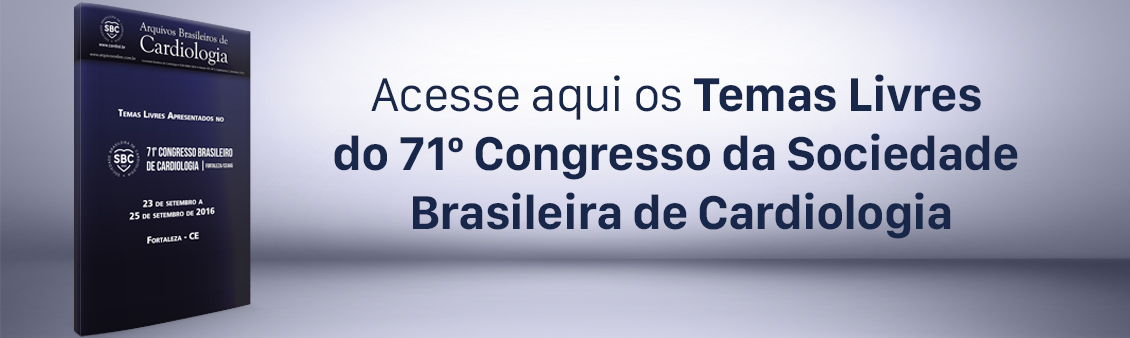 Temas Livres Apresentados no 71º Congresso Brasileiro de Cardiologia
